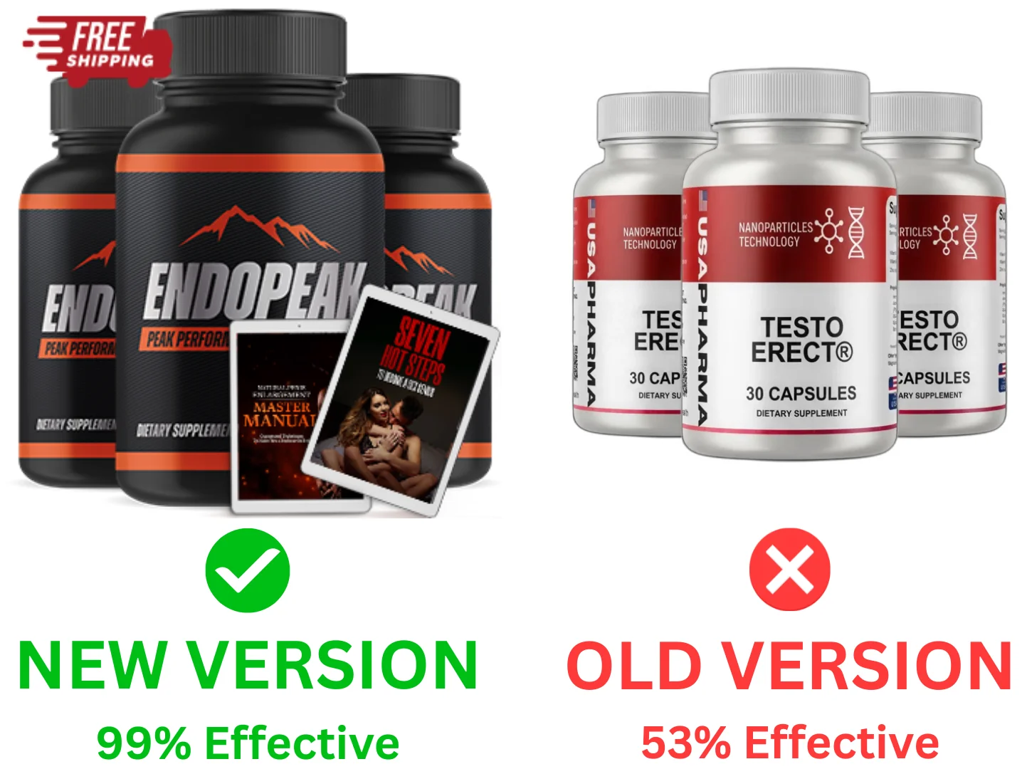 TestoErect 3 bottles